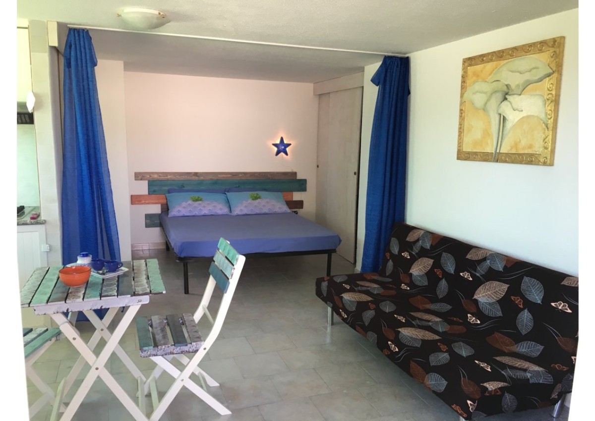 Monolocale con giardino a due passi dal mare